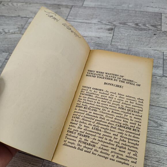 Bonnaire by Delphine Marlowe 1980 Jove 1st Edition Historical Romance Paperback - Picture 4 of 12